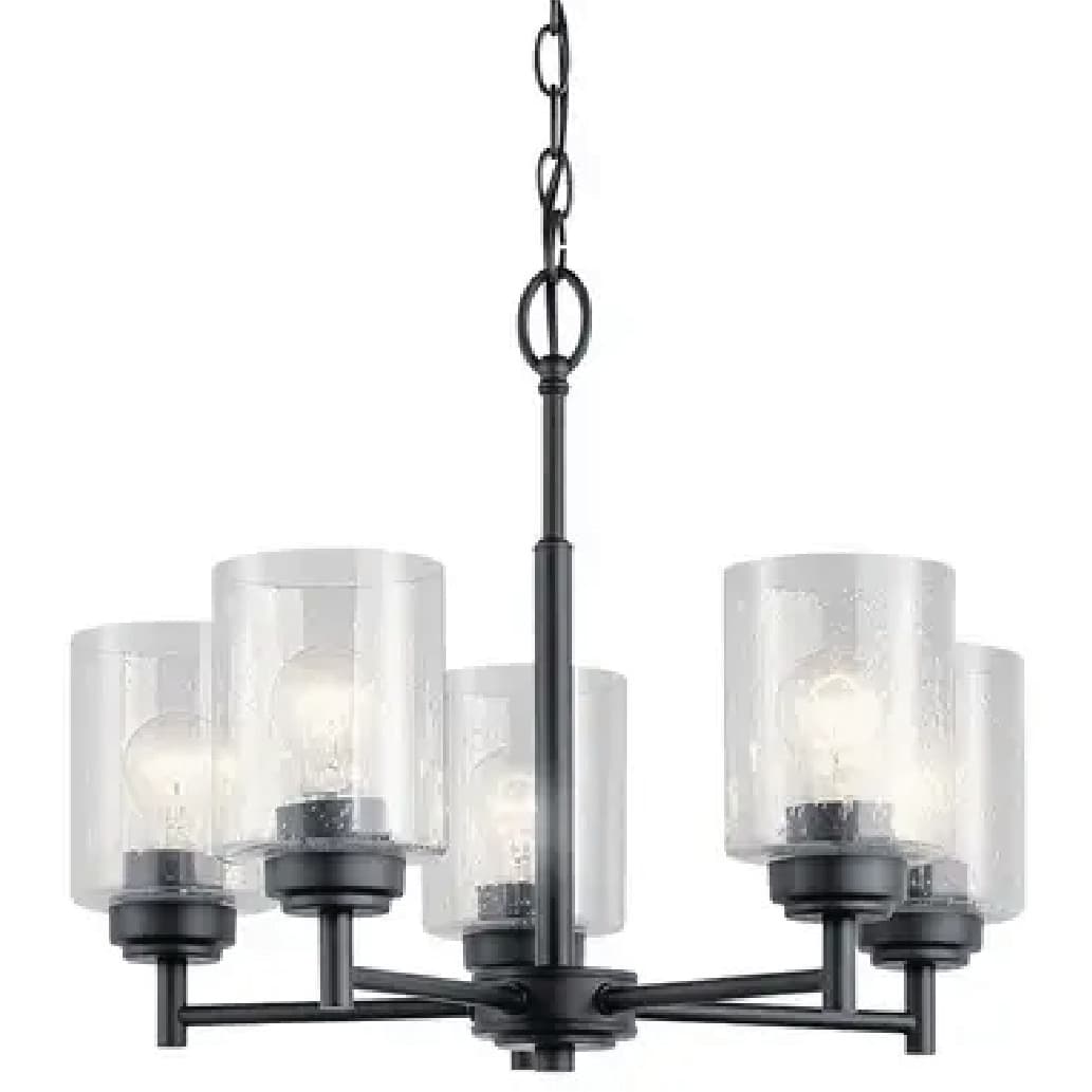 Entry Chandelier — Winslow-bk