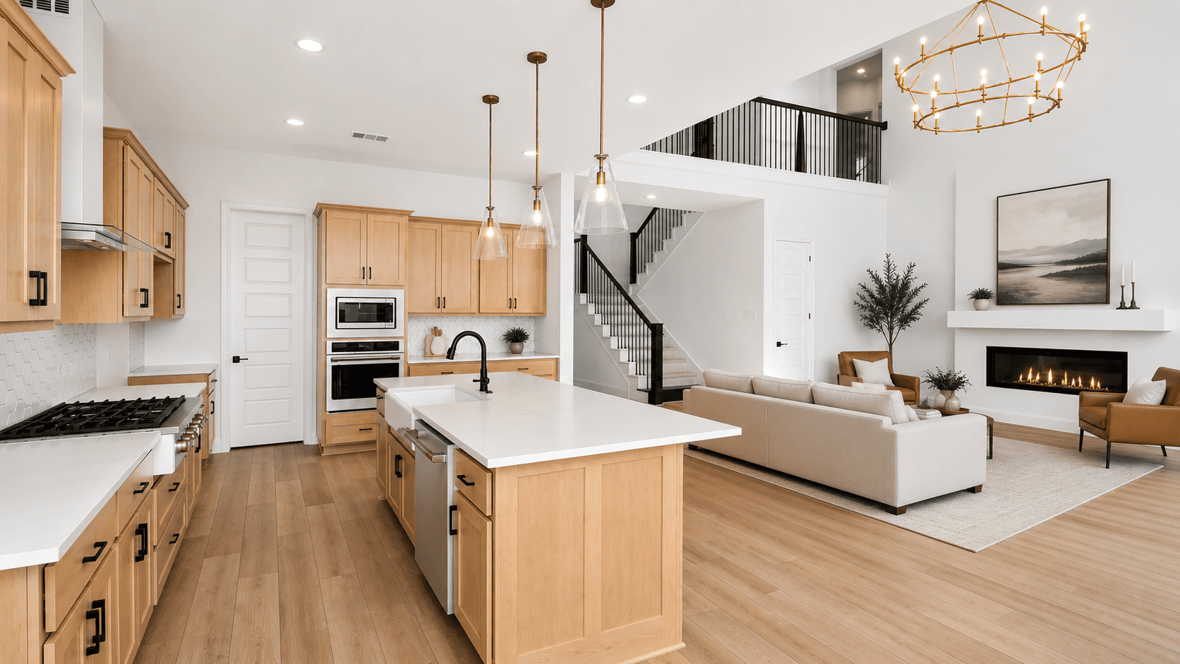 Kitchen & Living Area