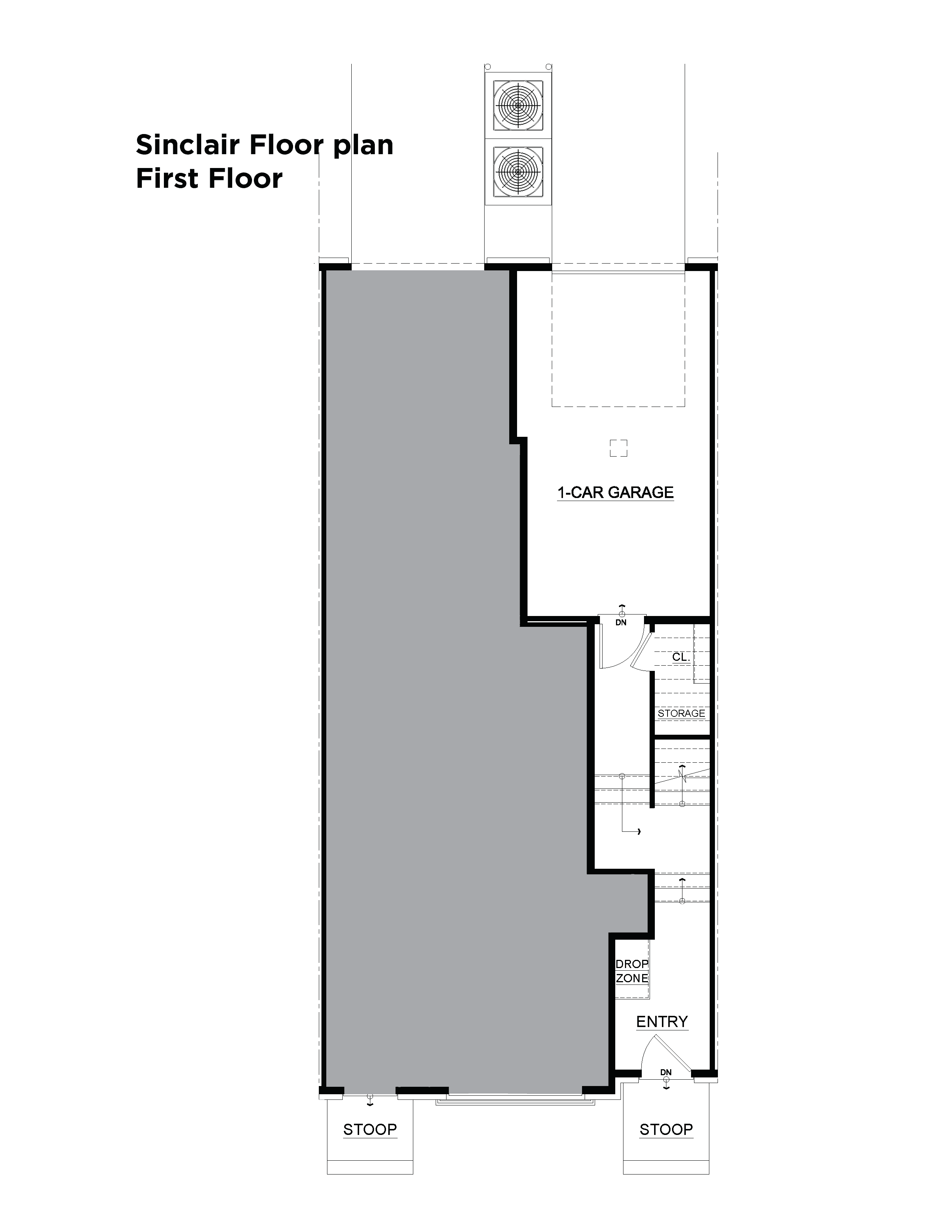 Sinclair 1st Floor floor plan