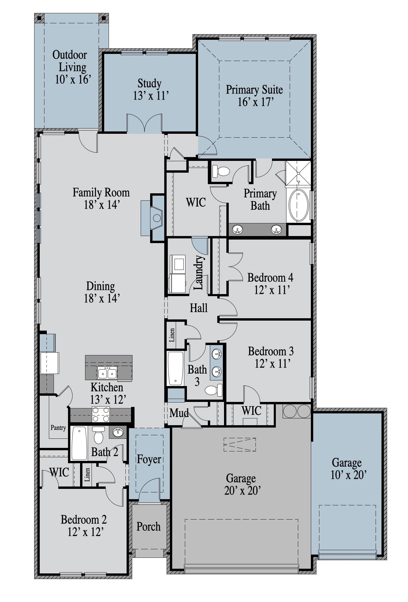 Rio Grande Executive 1st Floor floor plan