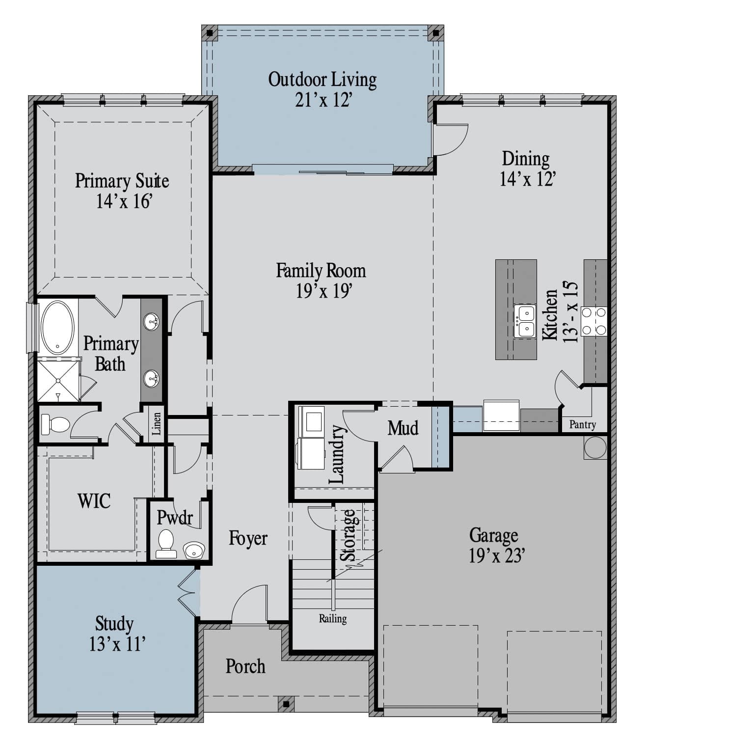 Kirby 1st Floor floor plan