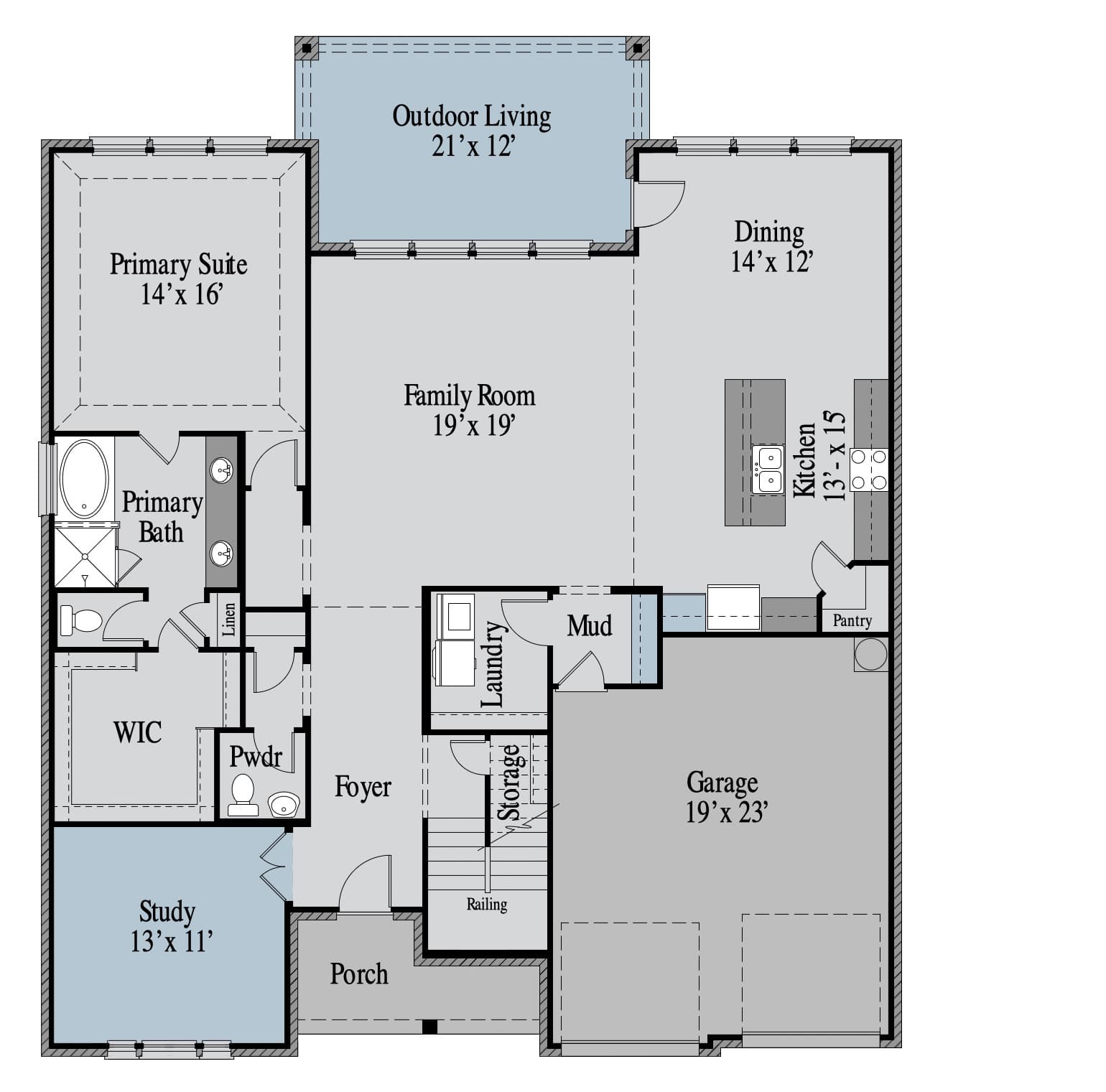 Kirby 1st Floor floor plan