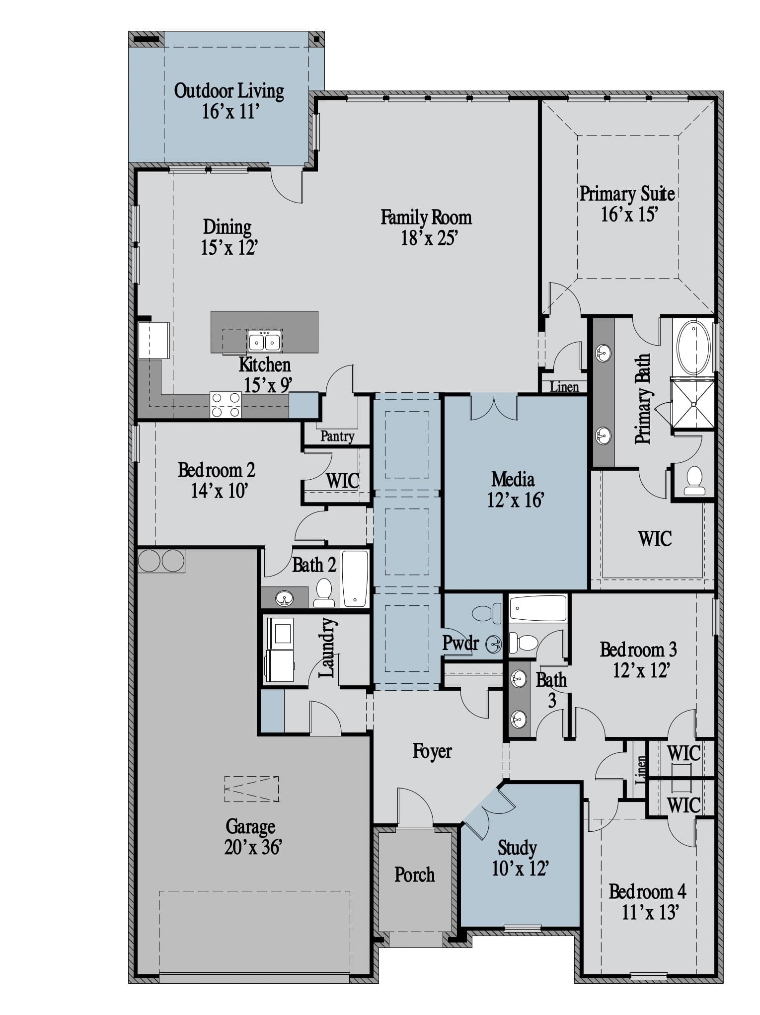 Jackson 1st Floor floor plan