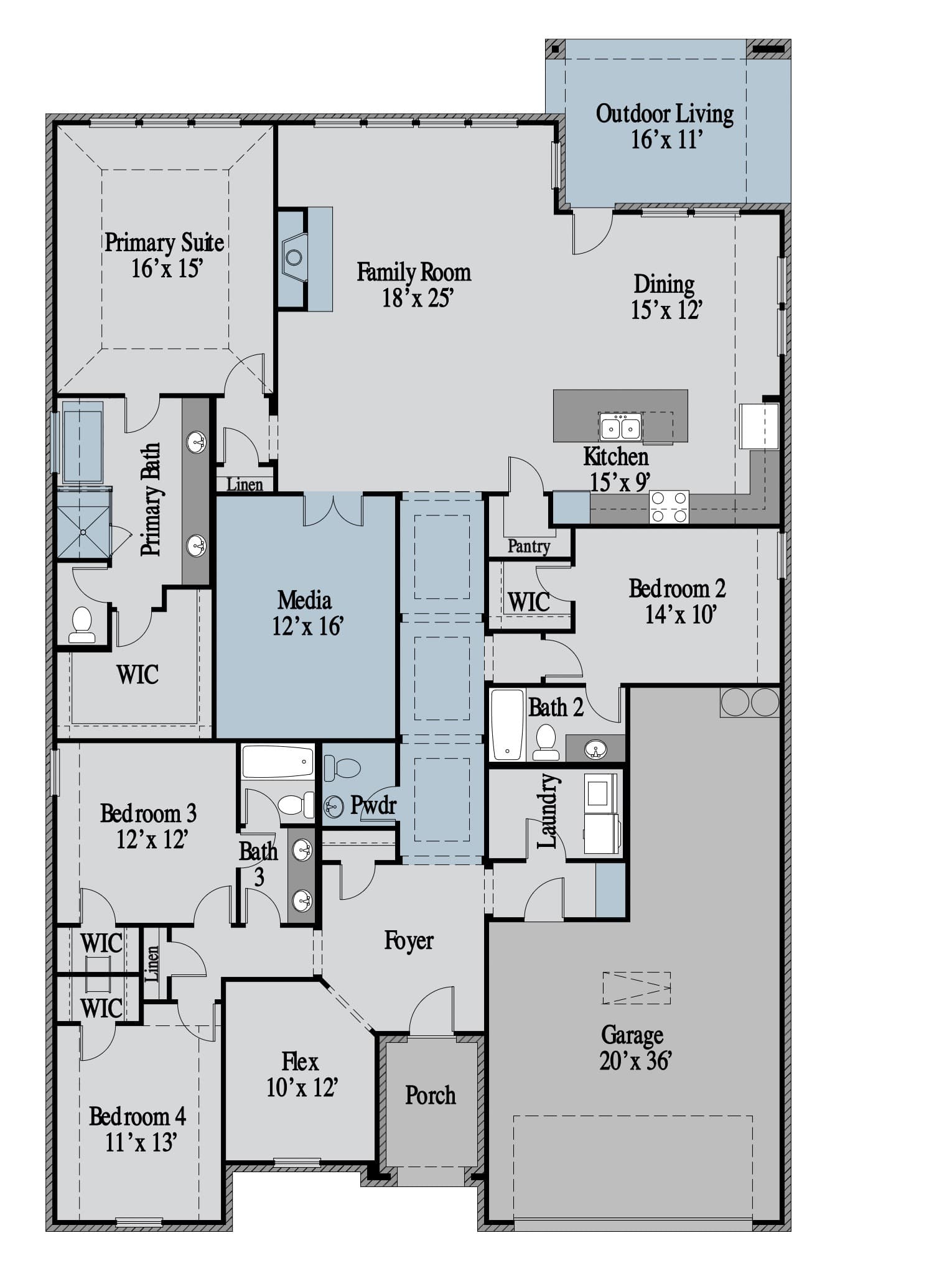 Jackson 1st Floor floor plan