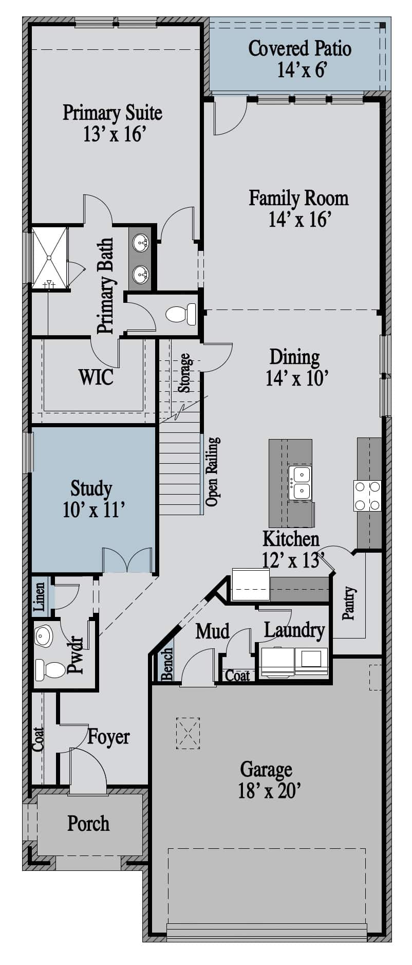 Tucker 1st Floor floor plan