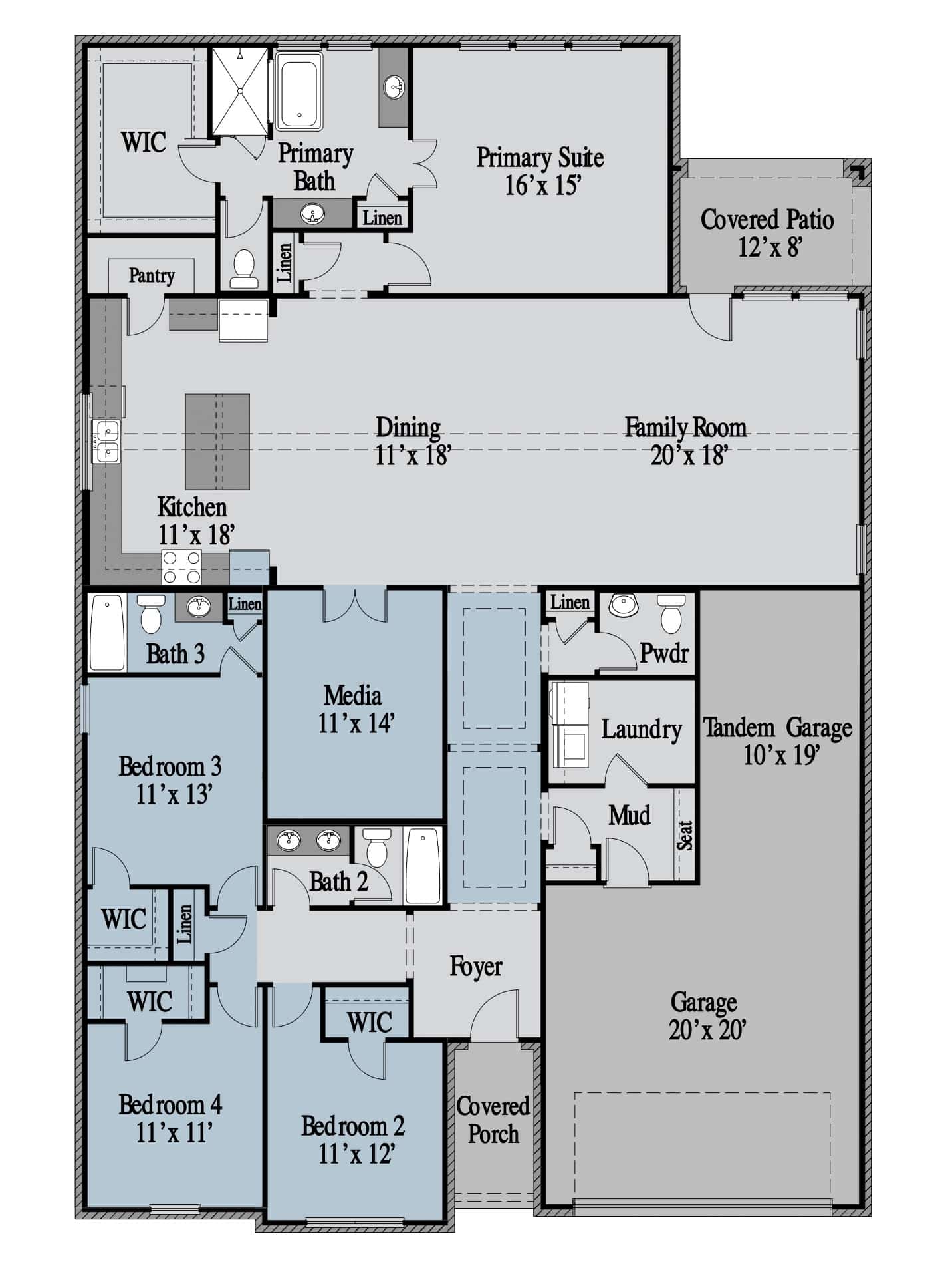 Travis 1st Floor floor plan