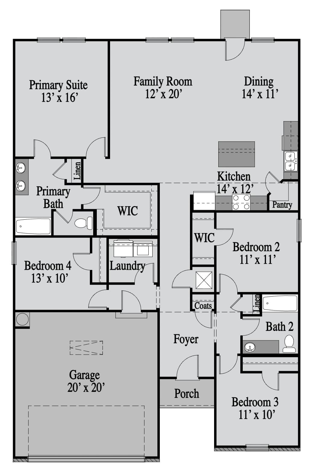 Macon 1st Floor floor plan