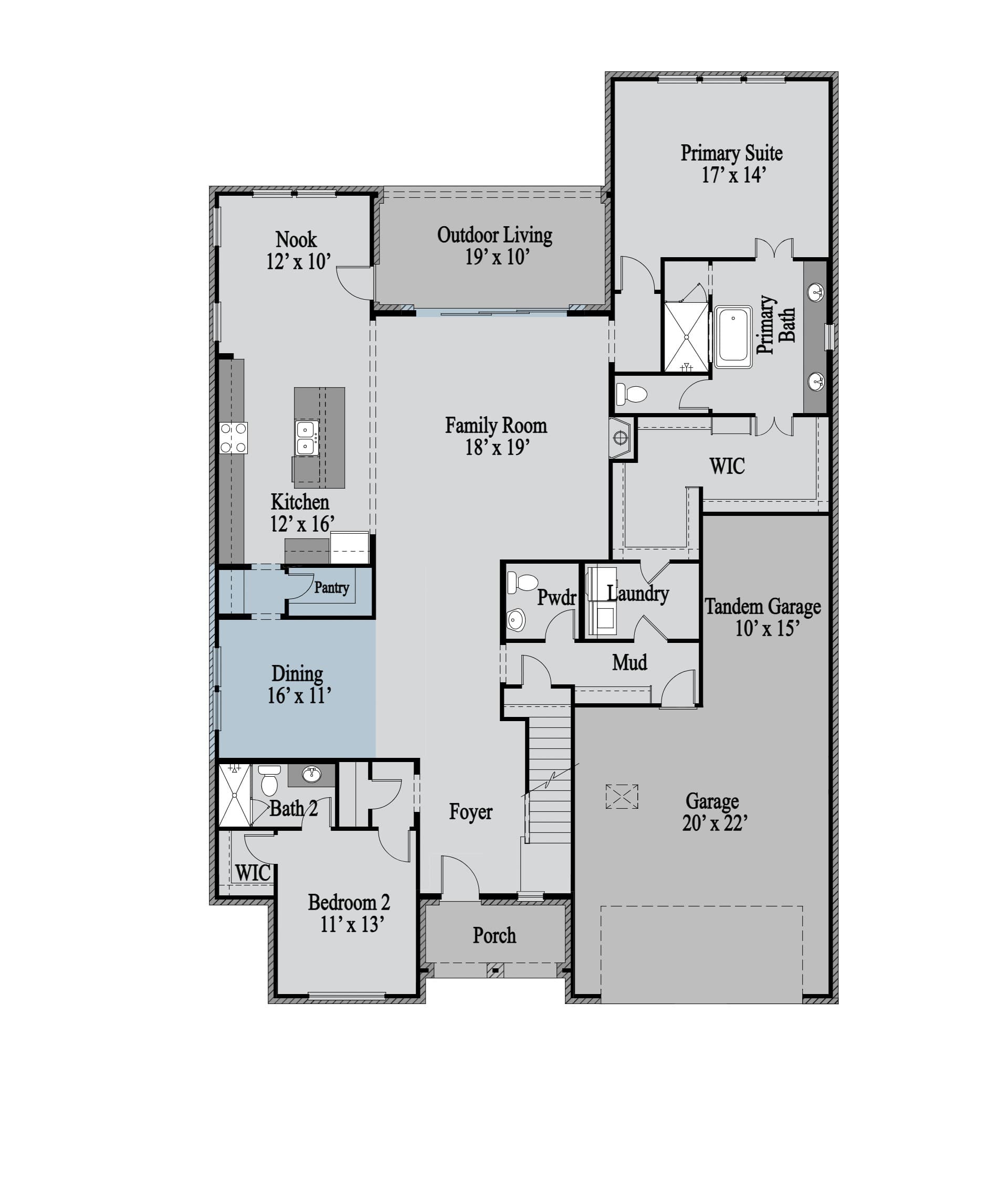 Presidio 1st Floor floor plan