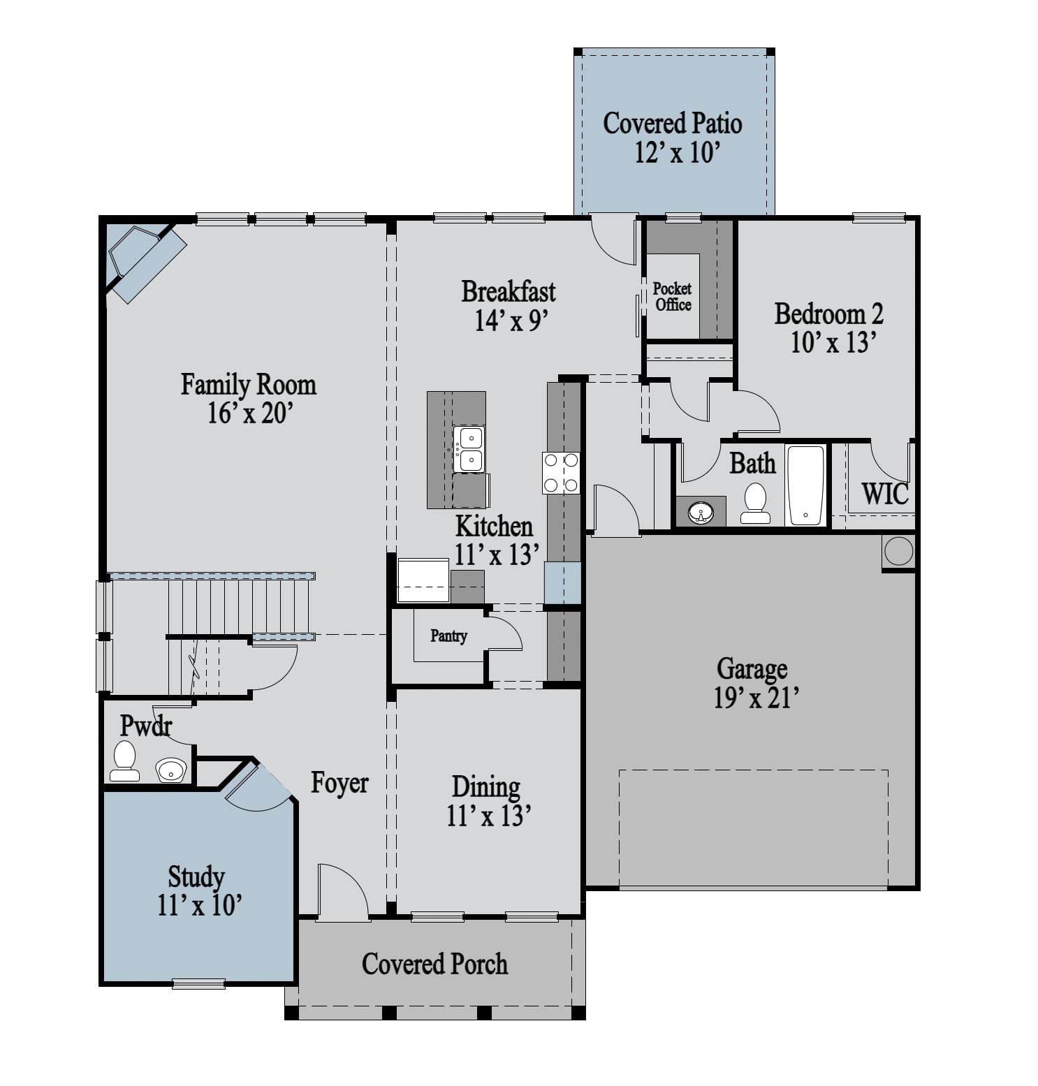 Warren 1st Floor floor plan